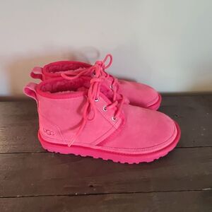Ugg Neumel Pink Boots Shoes 1094269 Women's 6 NEW